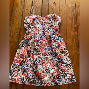 J Crew Factory pink floral Sundress size 6